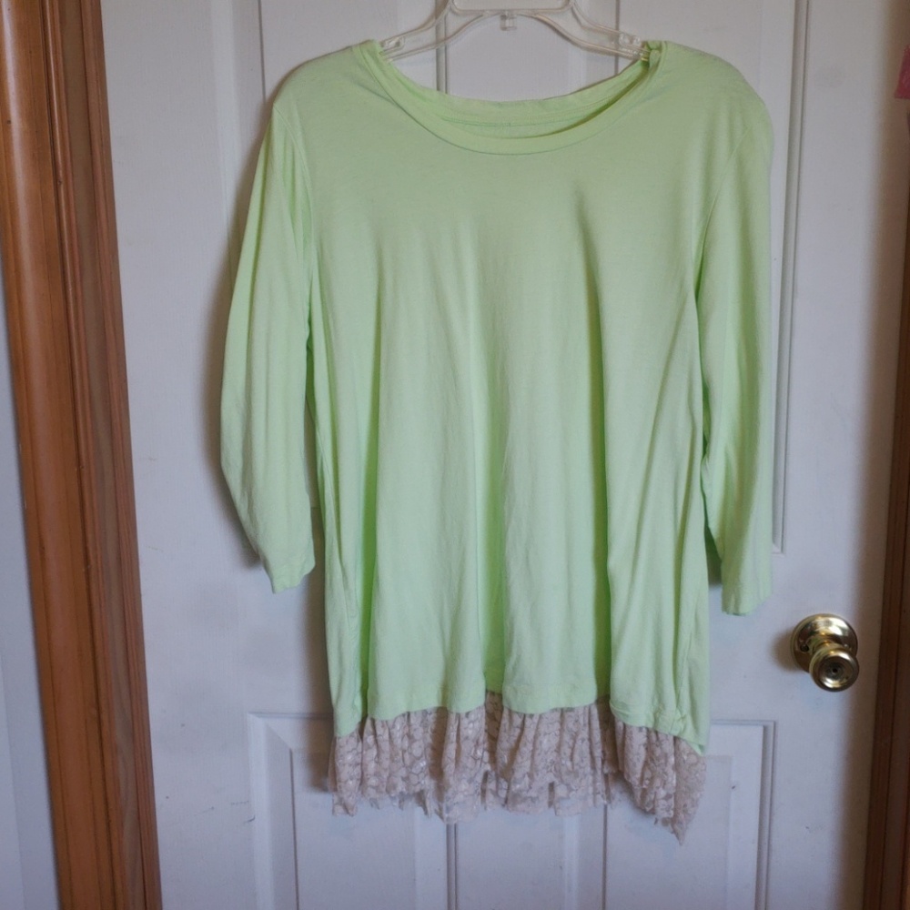 3/4 sleeve tee shirt tunic